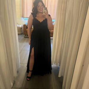 Black Bridesmaid Dress